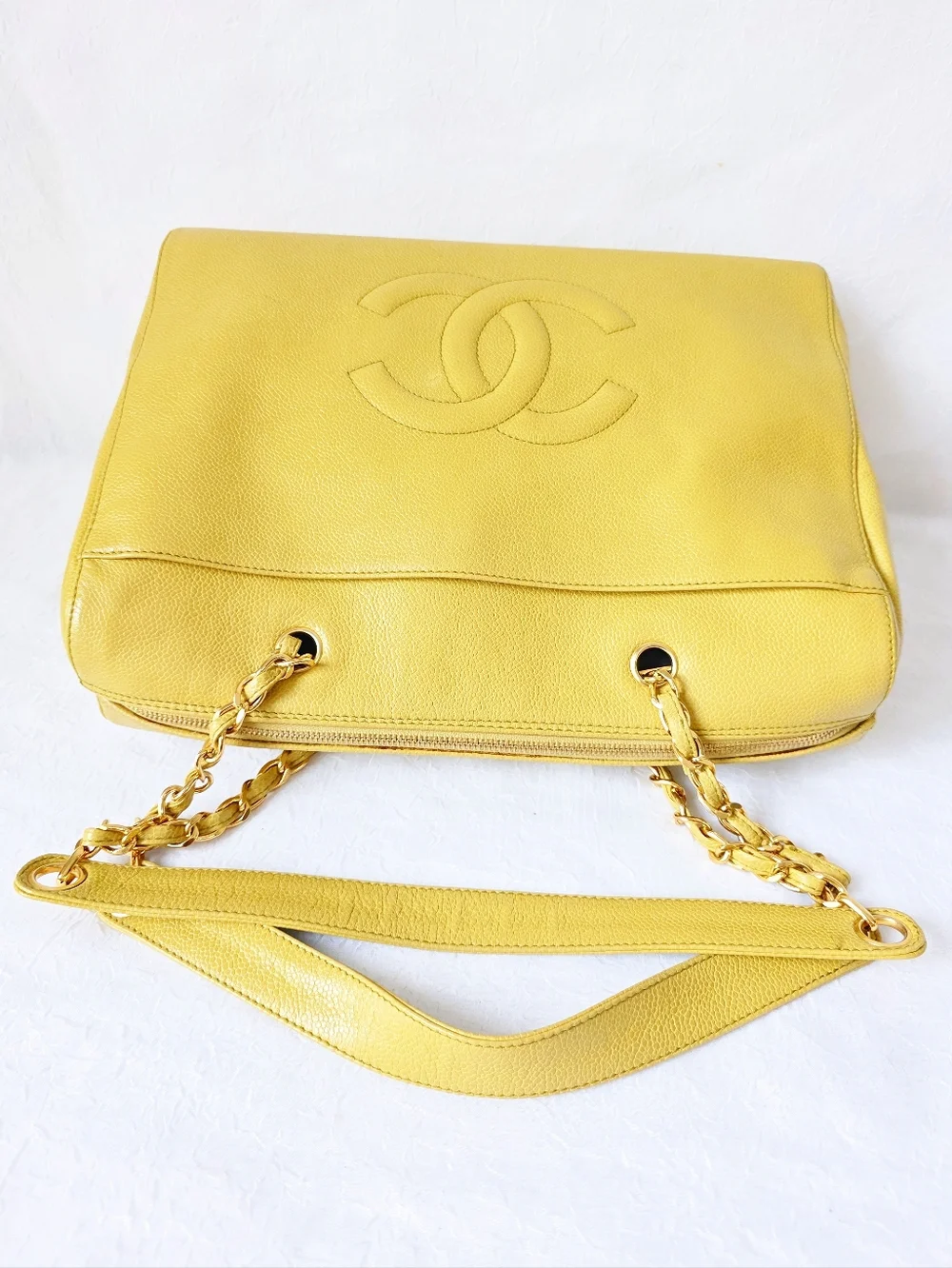 Auth Chanel CC Caviar Coco Mark Shoulder Bag - Picture 8 of 12